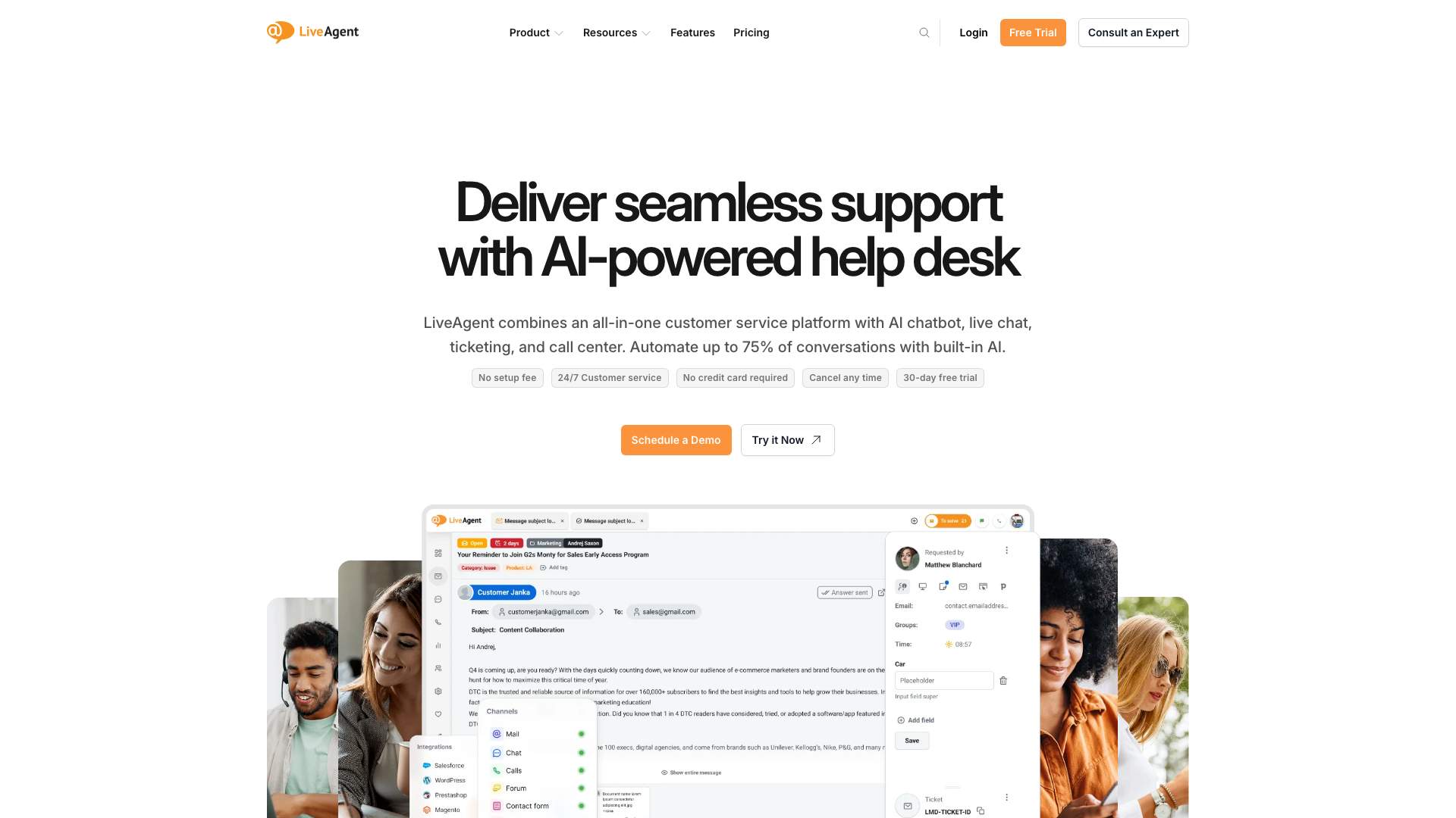 LiveAgent Helpdesk &ndash; Live-Chat und Ticketing f&uuml;r Echtzeit-Support
